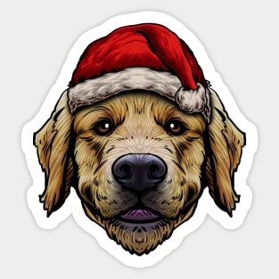 Labrador Christmas Dog Sticker